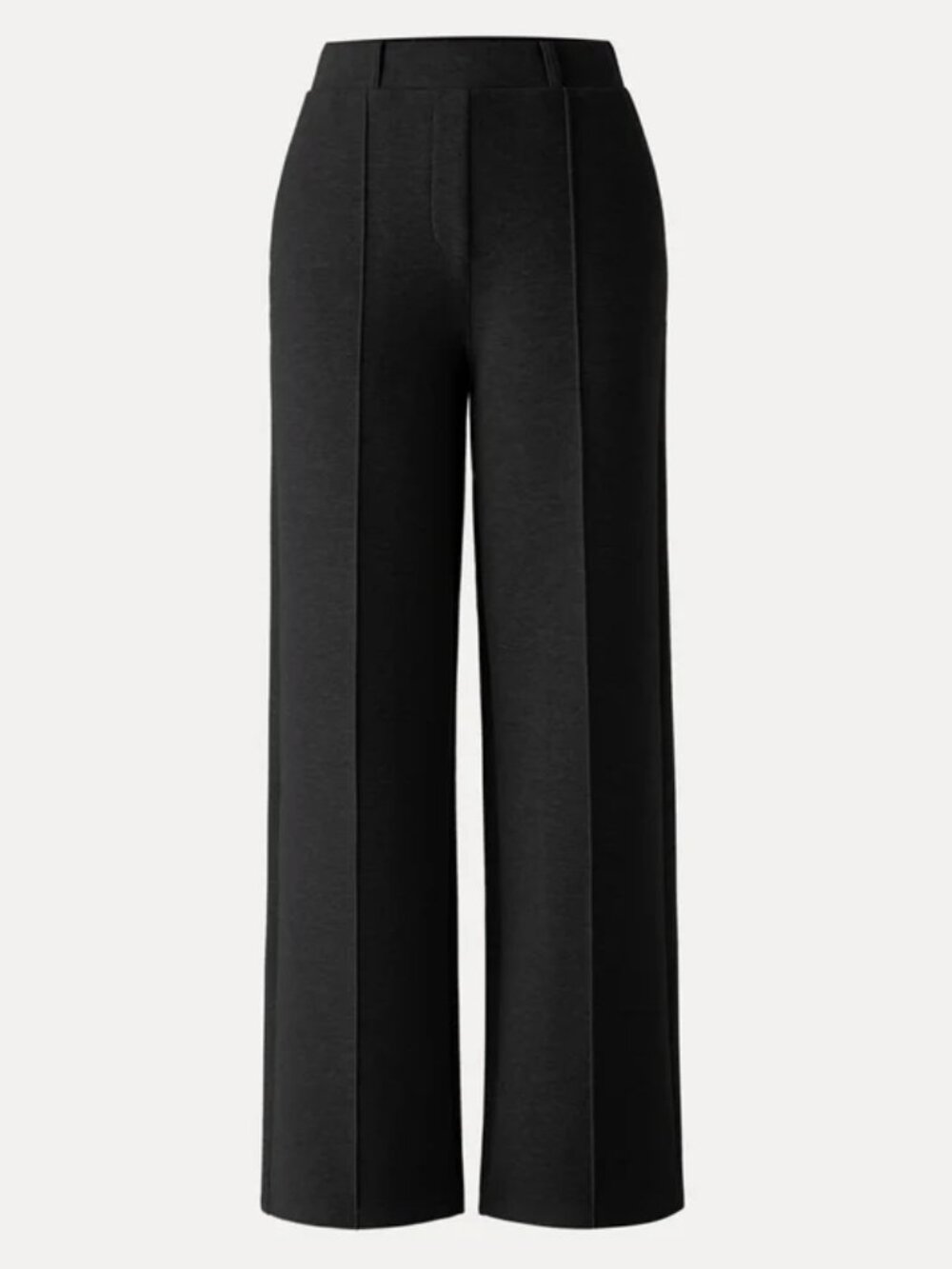 OGL Black FuzzLuxe High Waisted Straight Leg Pull On Pant Size Small NWT